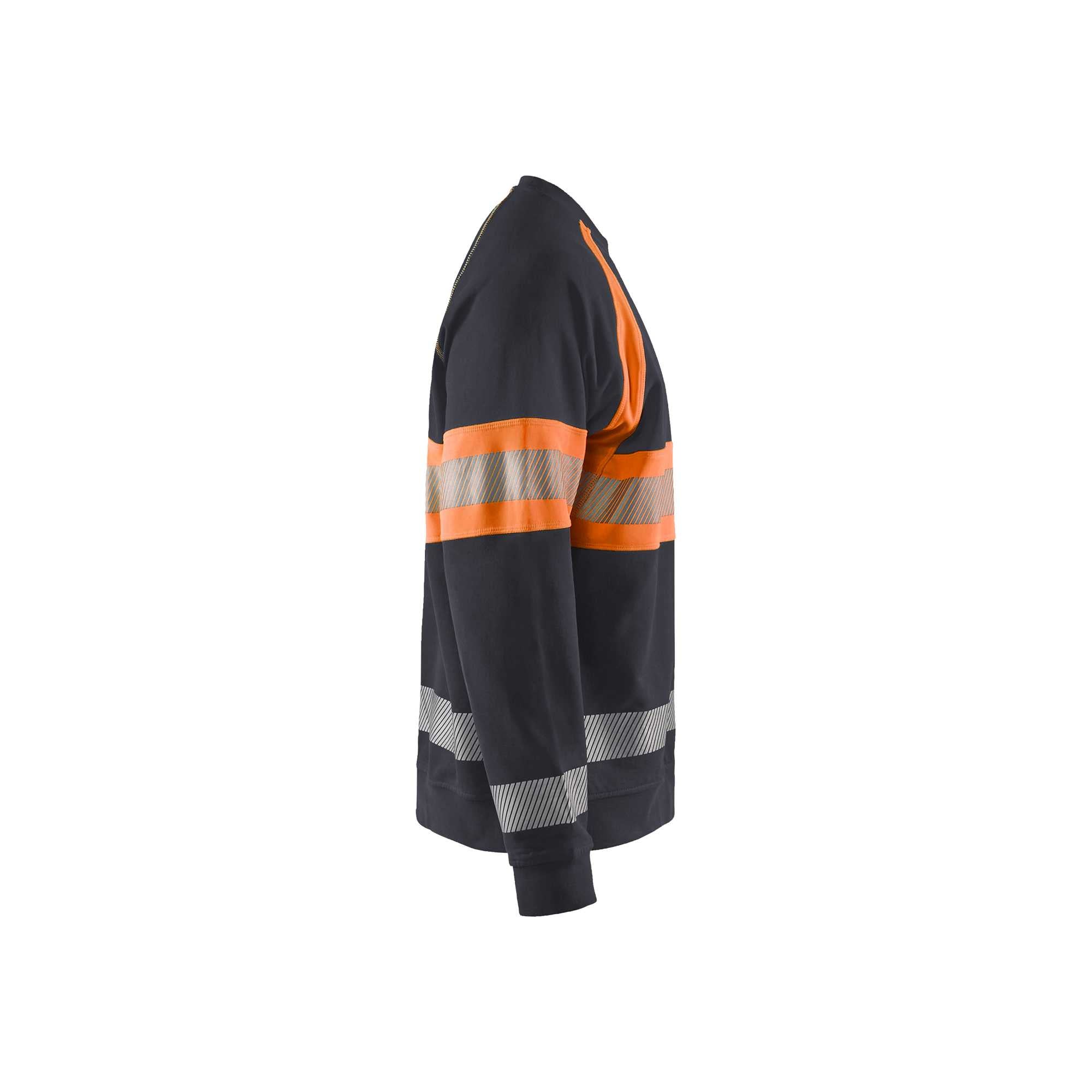 BLAKLADER 33591158 Hi Vis Sweater Hi Vis Reflective Work Sweatshirt MEN - 100% Cotton